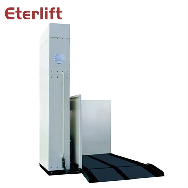 Ascensor hidraulic vertical pentru scaunul cu rotile