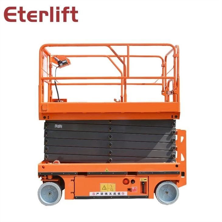 Mobile Battery Powered Self Propelled Scissor Lift Electric Hydraulic Scissor Lift