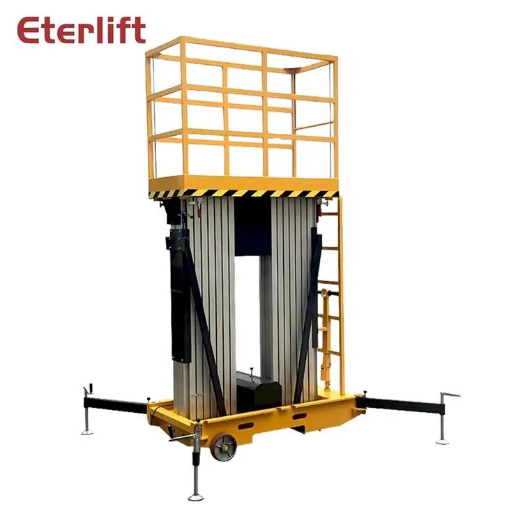 Platformă de ridicare electrică din aluminiu