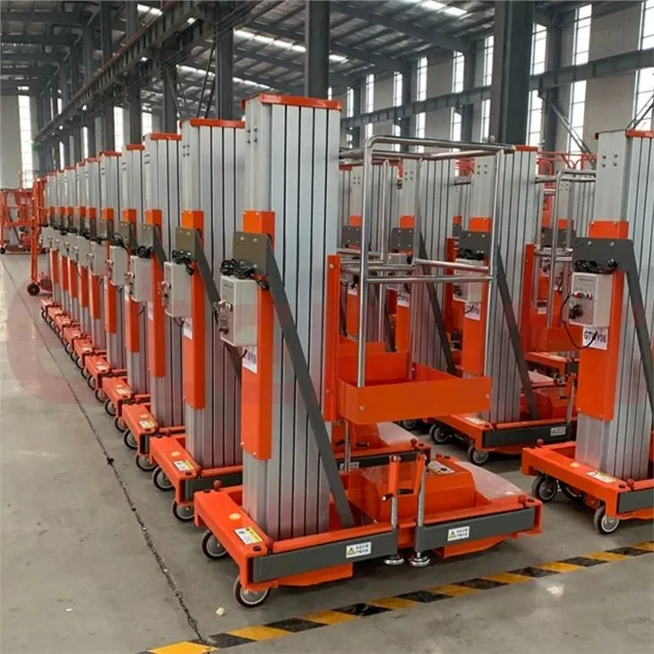 Scara mobila electrica hidraulica din aluminiu