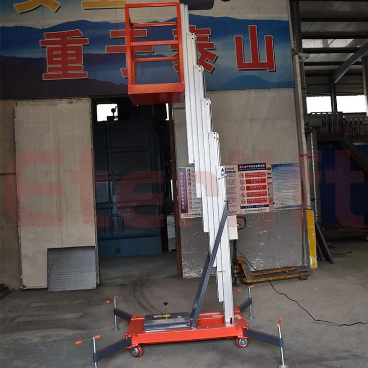 10m Aluminum Single Mast Lift