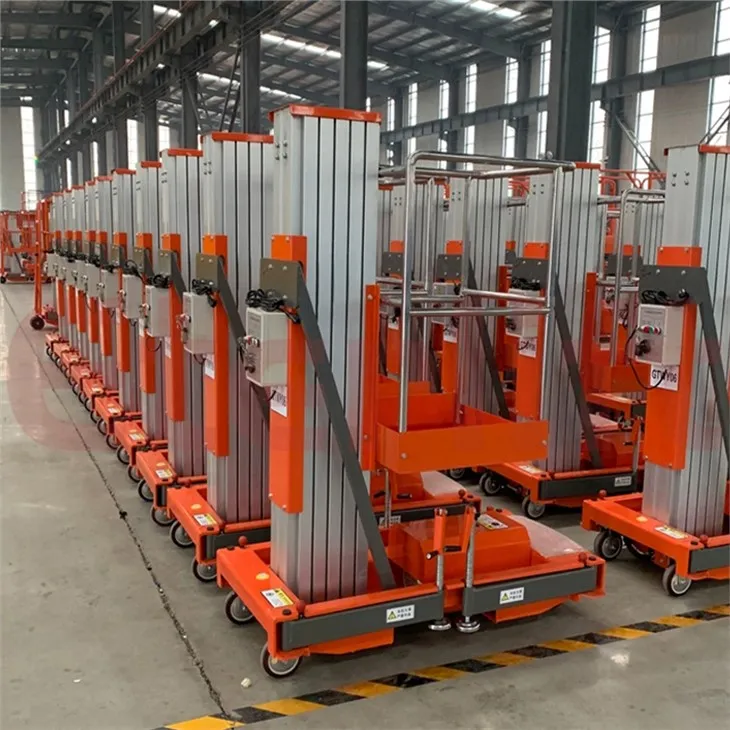 Lift de aluminiu cu un singur catarg