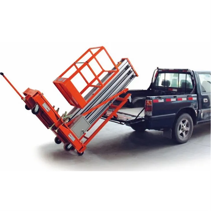 Lift vertical personalizat cu un singur catarg